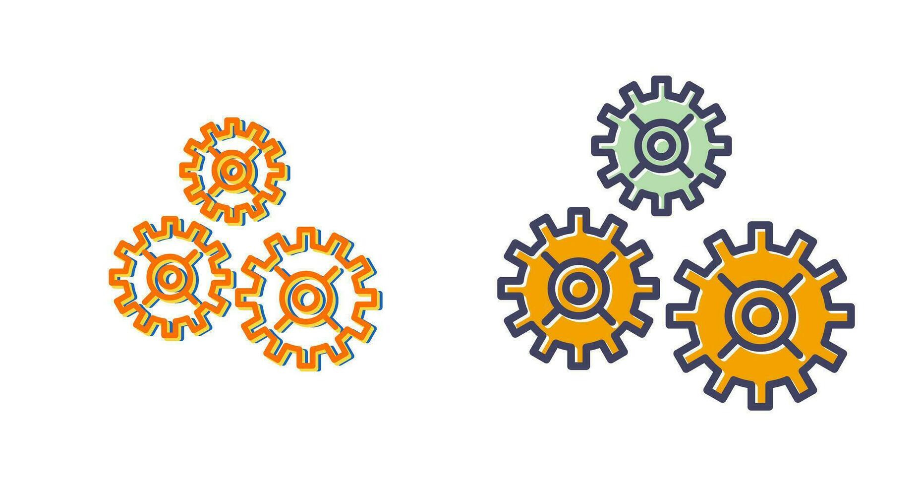 Multiple Cogwheels Vector Icon