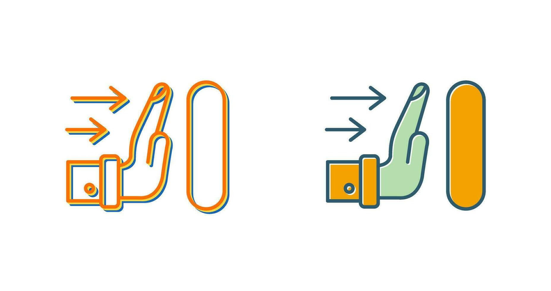 Push Vector Icon