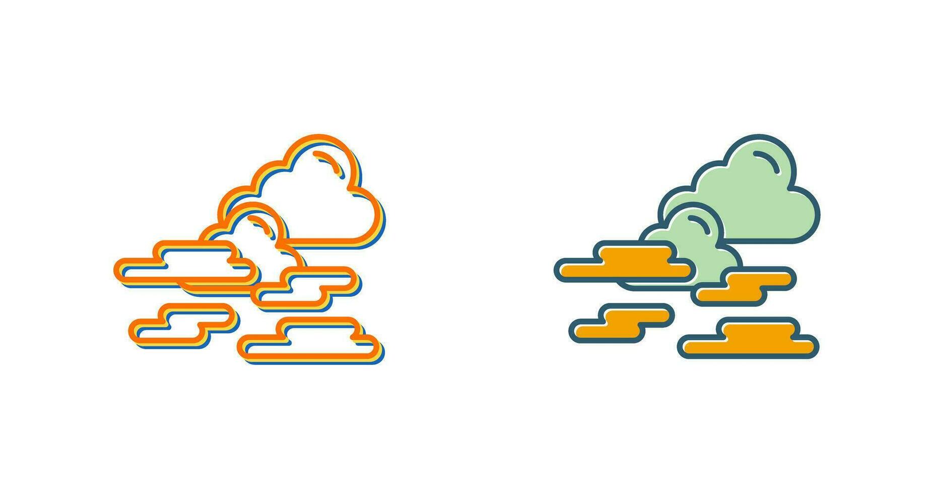 icono de vector de niebla