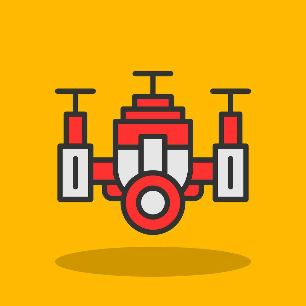 Drone Vector Icon Design