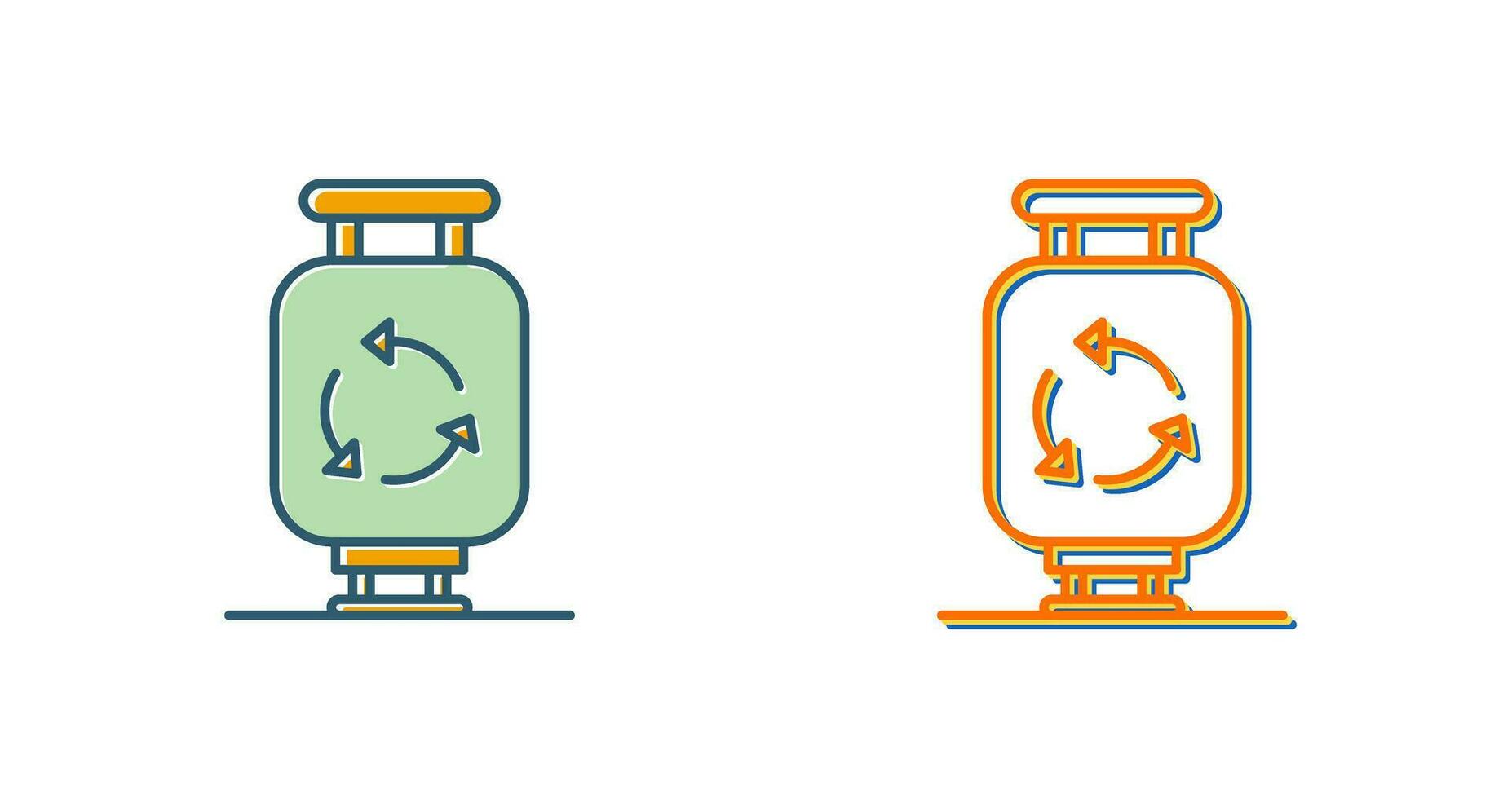 Gas Cylinder Vector Icon