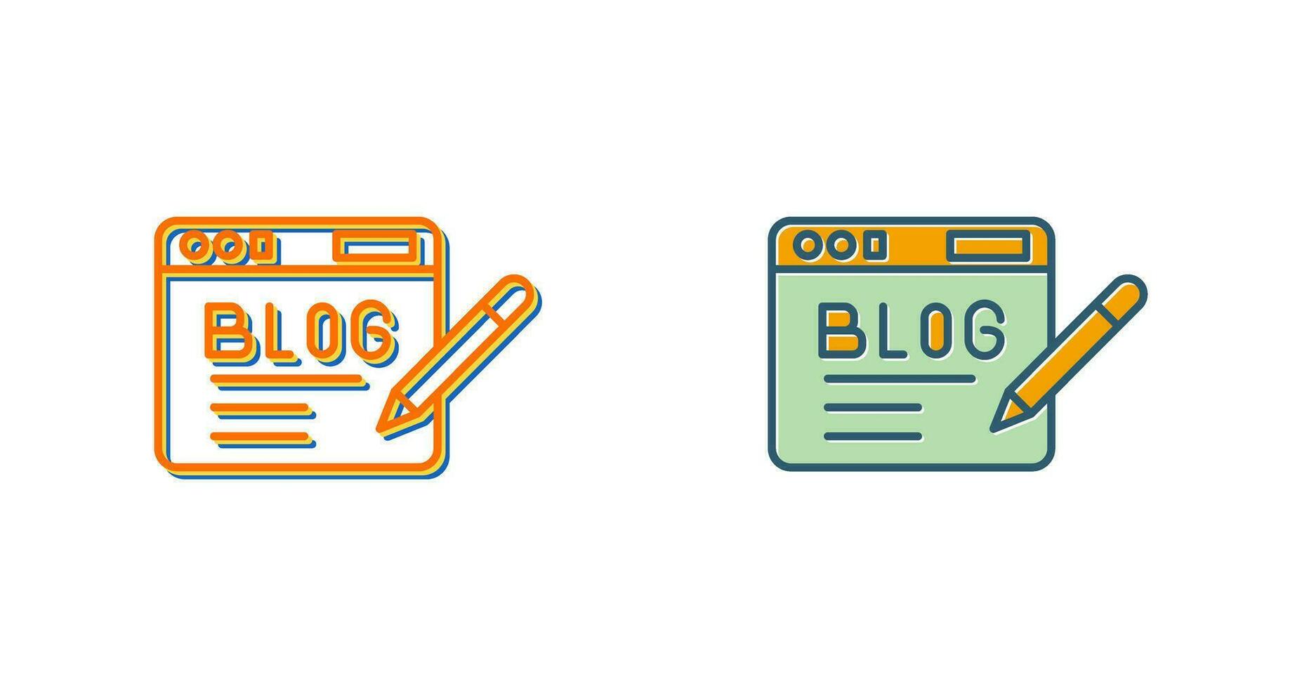 Blog Vector Icon