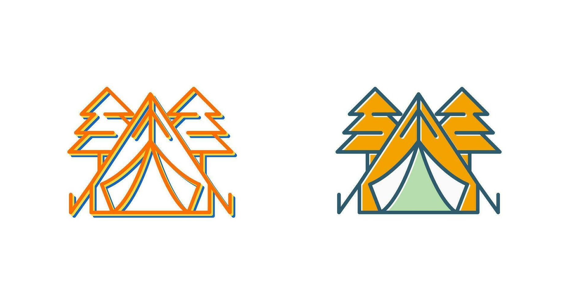 Tent Vector Icon