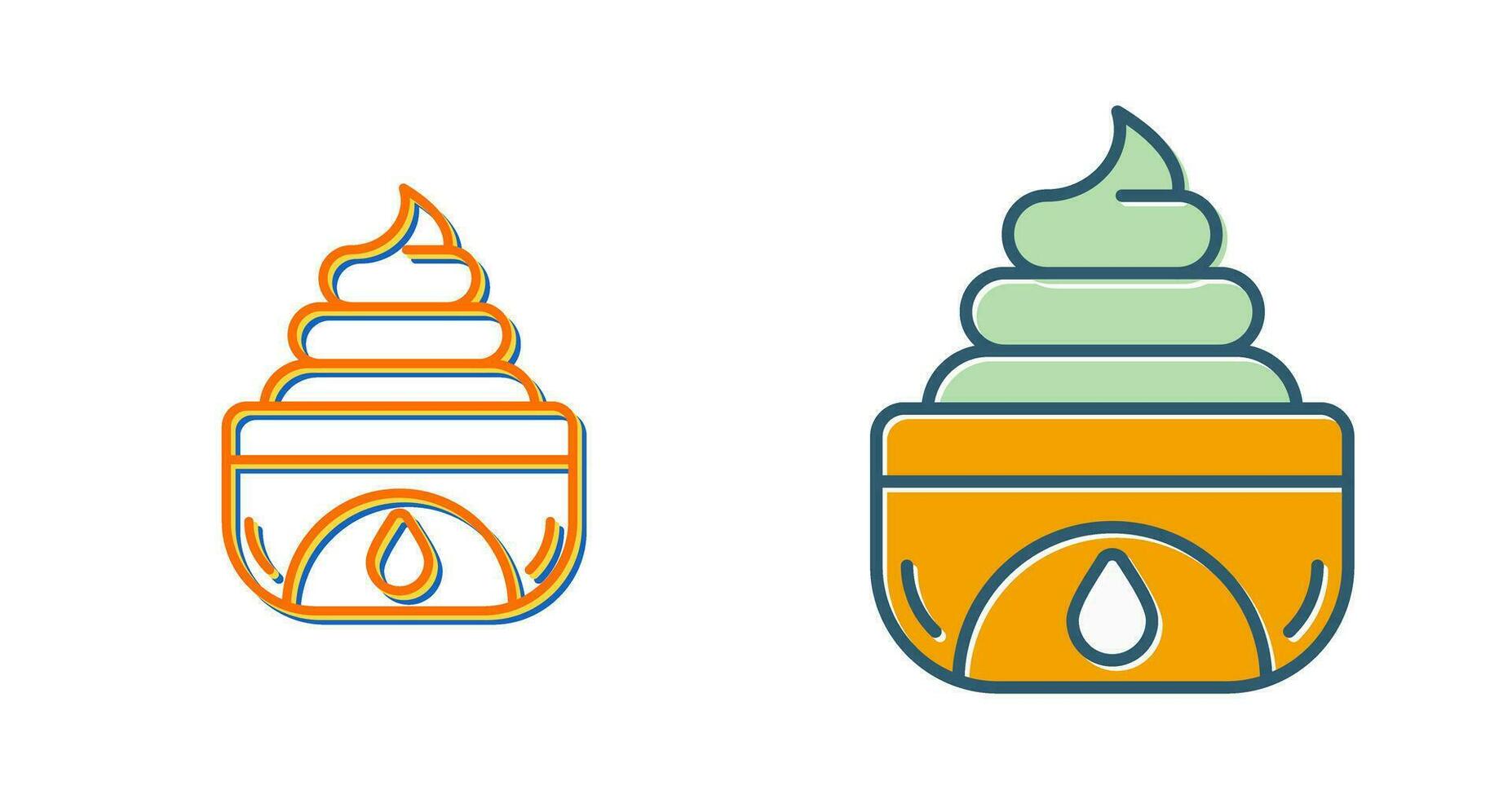 Cream Vector Icon