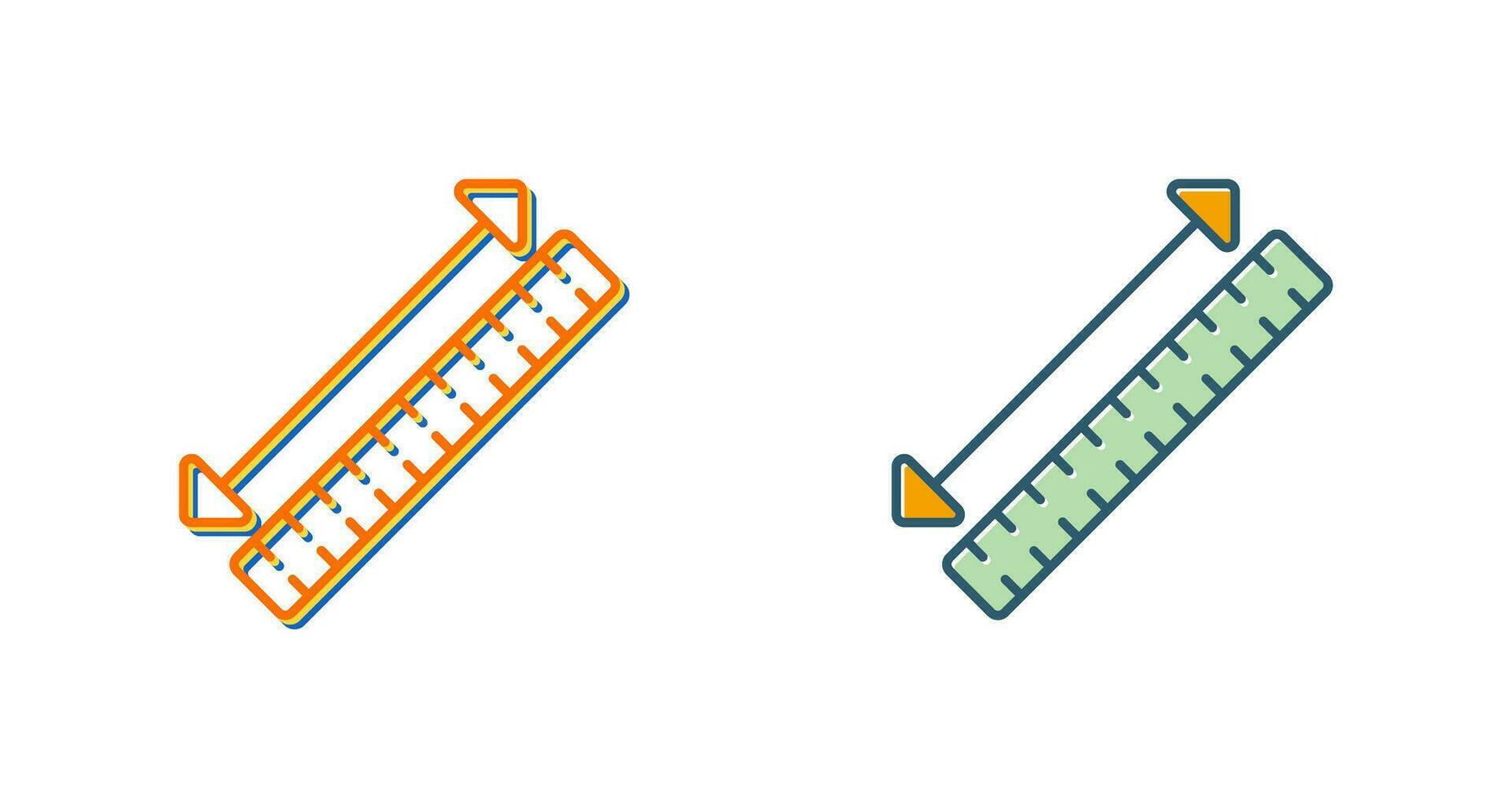 icono de vector de cinta métrica