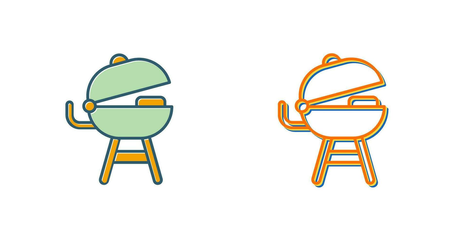 Grilled Vector Icon