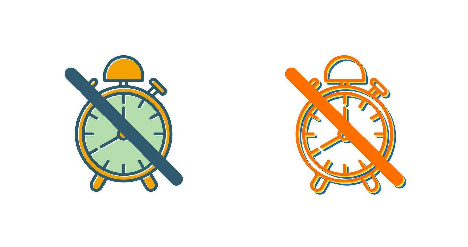 No Alarm Vector Icon