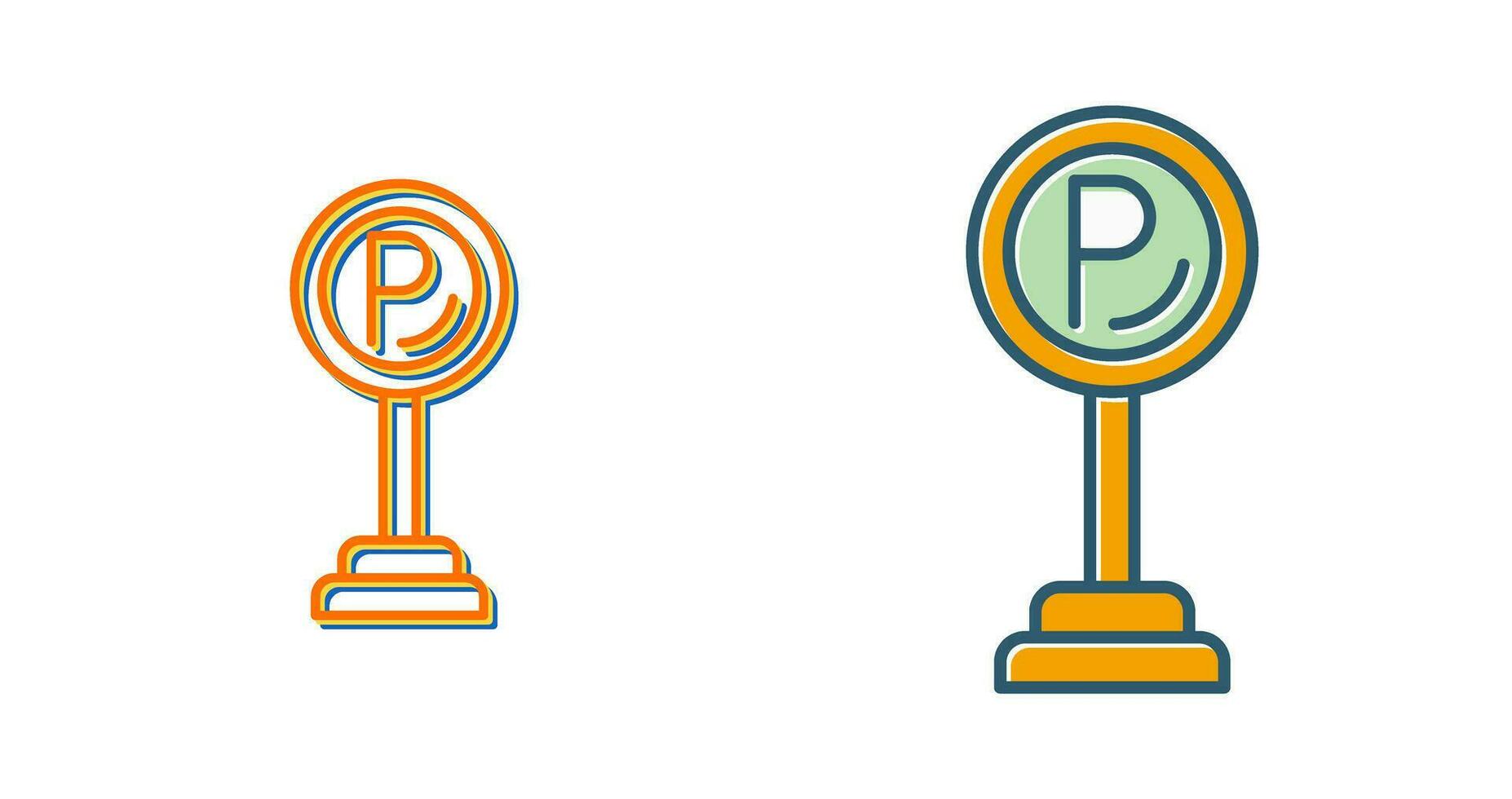 Parking Sign Vector Icon