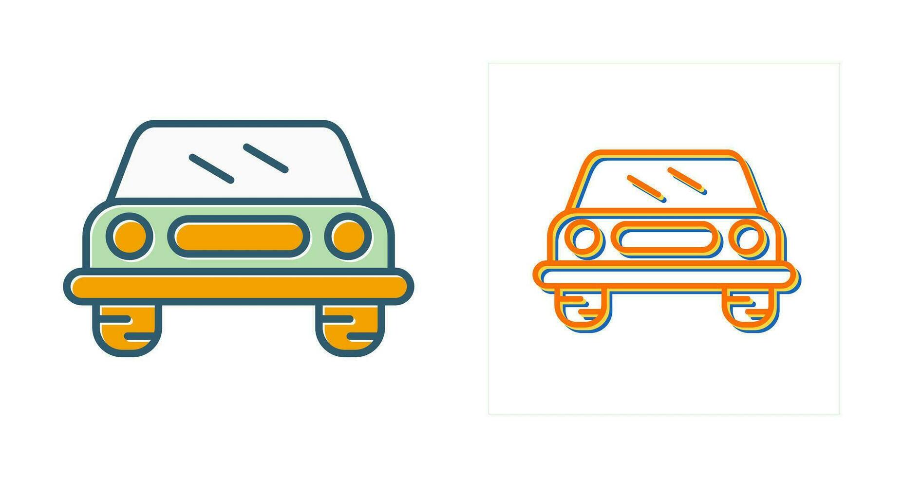 icono de vector de coche