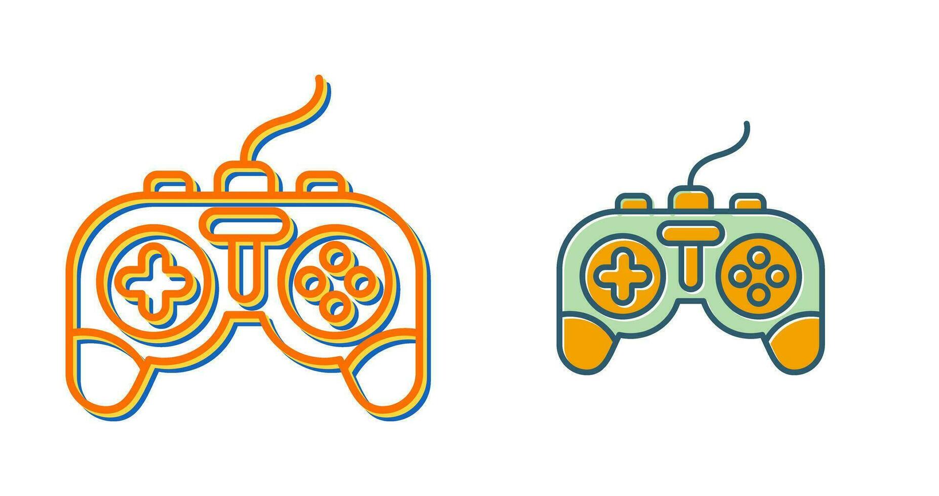 icono de vector de consola de juegos