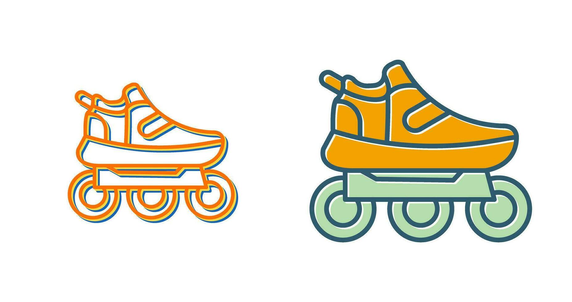 Roller Skates Vector Icon