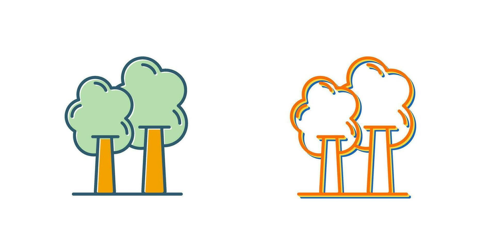 Trees Vector Icon