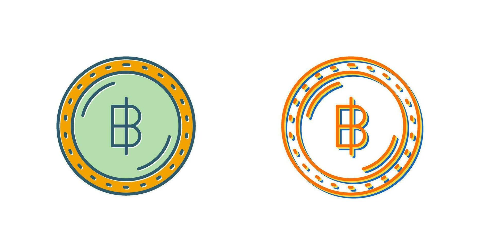 Baht Currency Vector Icon