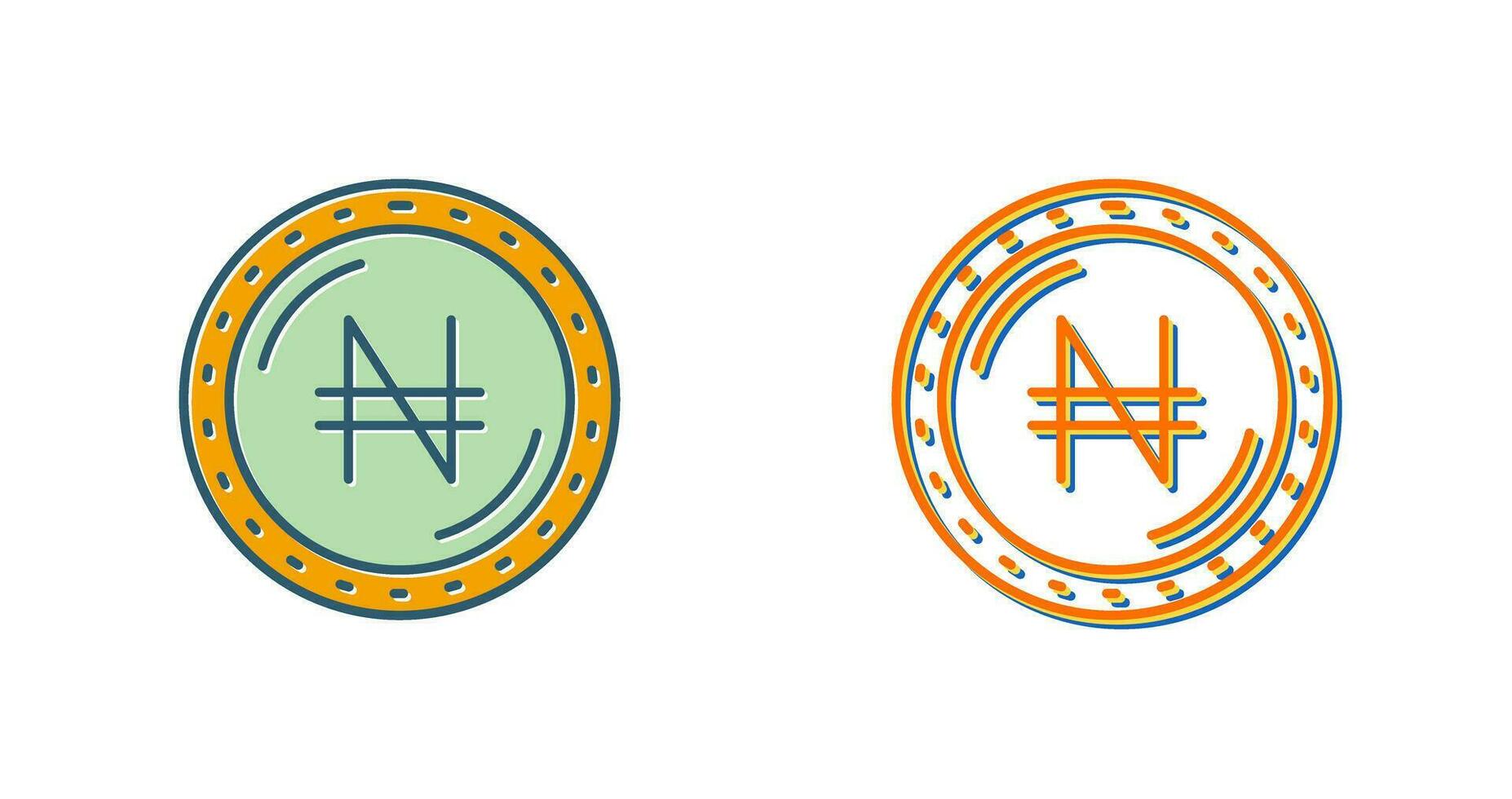 Naira Currency Vector Icon