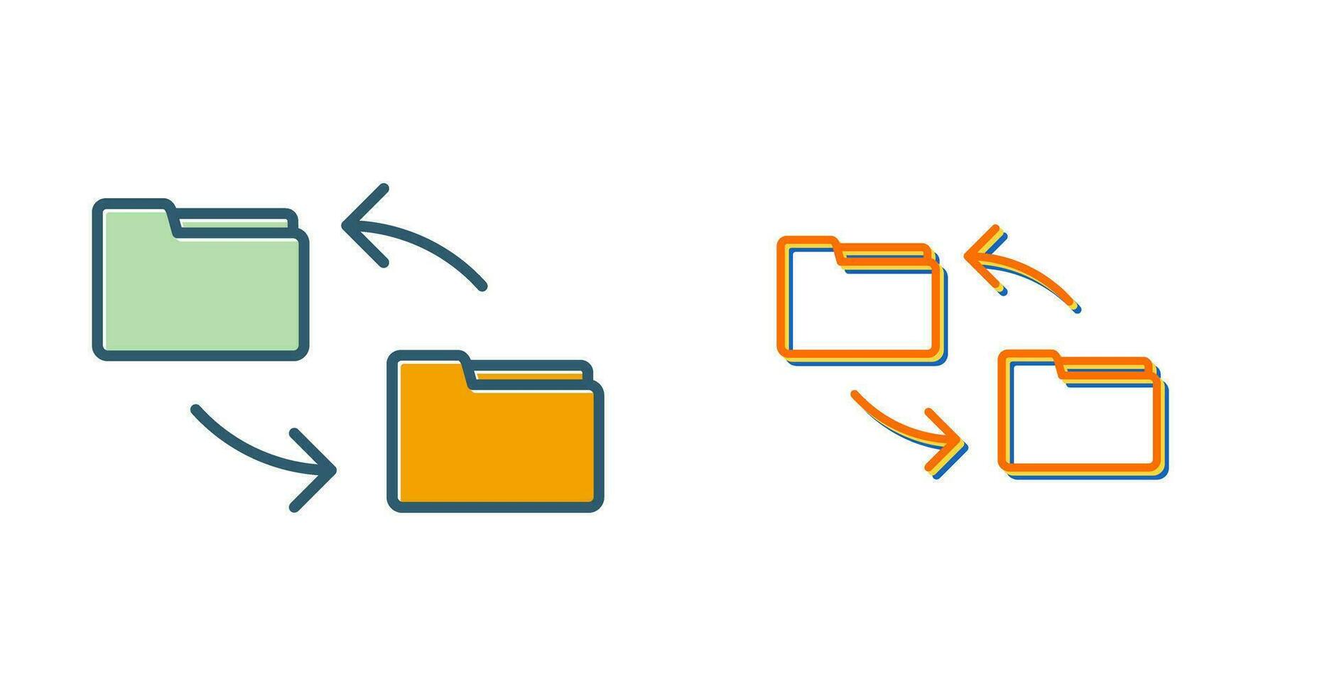 File Transfer Vector Icon