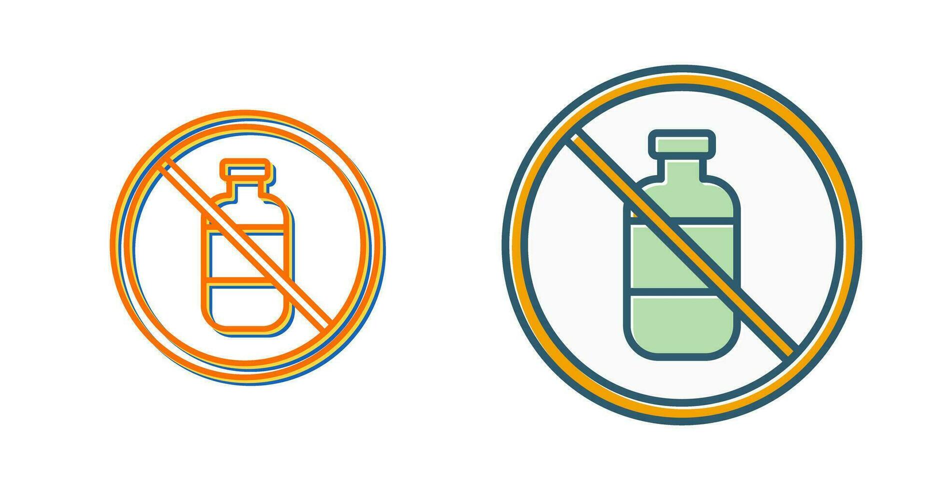 No Liquids Vector Icon