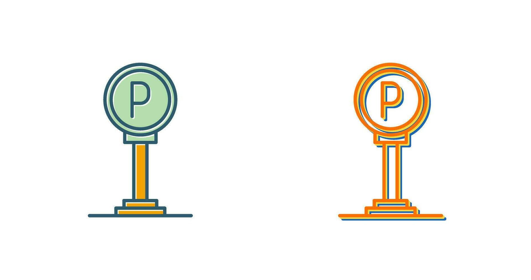 Parking Sign Vector Icon