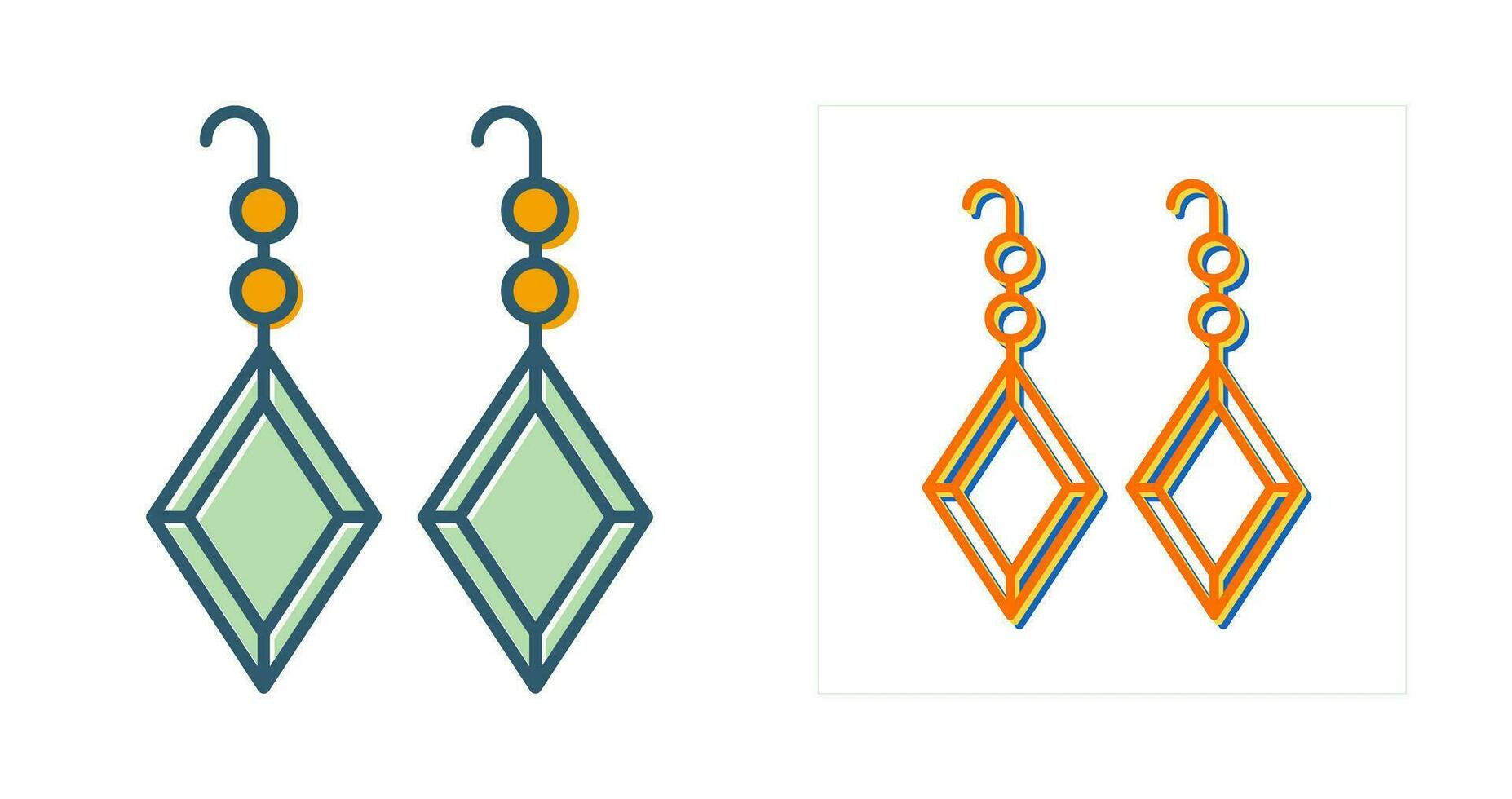 Earrings Vector Icon