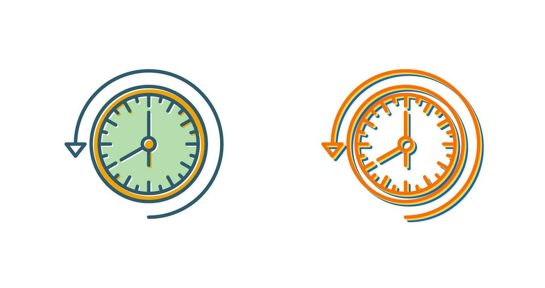 Past Time Vector Icon