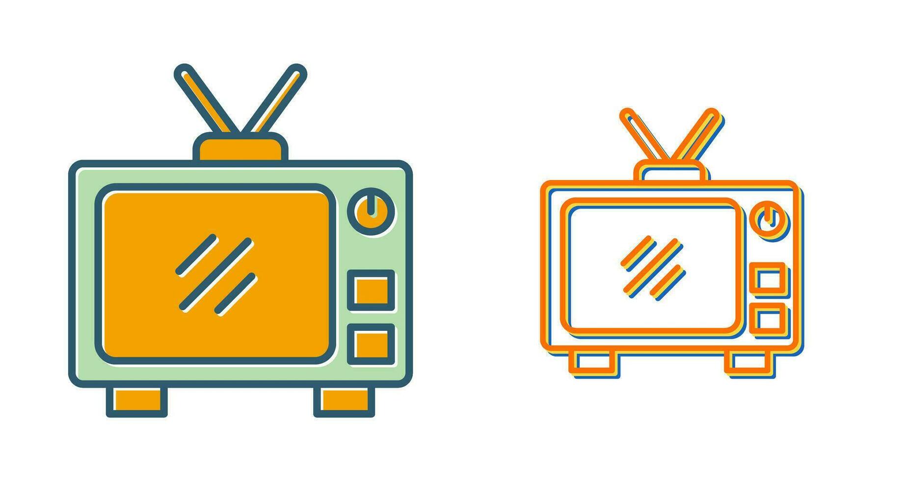 icono de vector de television