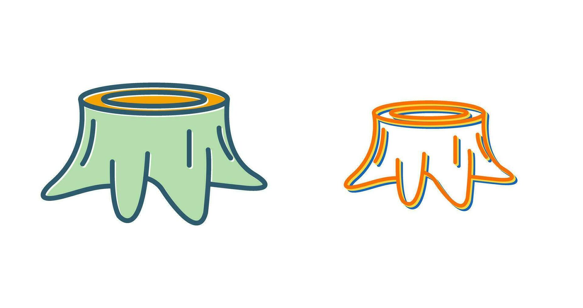 Stump Vector Icon