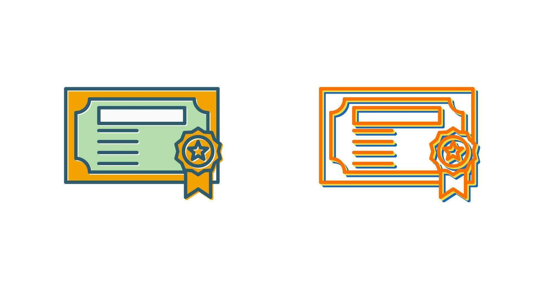 Certificate Vector Icon