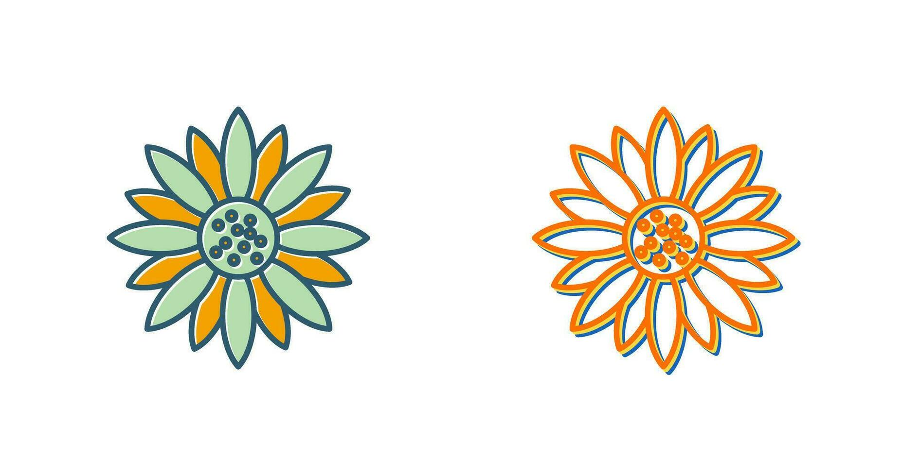 Sunflower Vector Icon