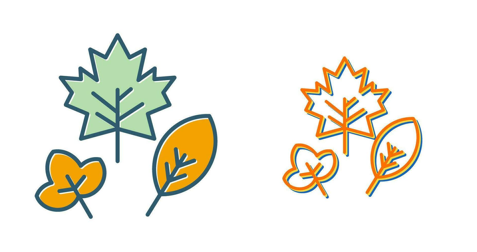Autumn Leaf Vector Icon