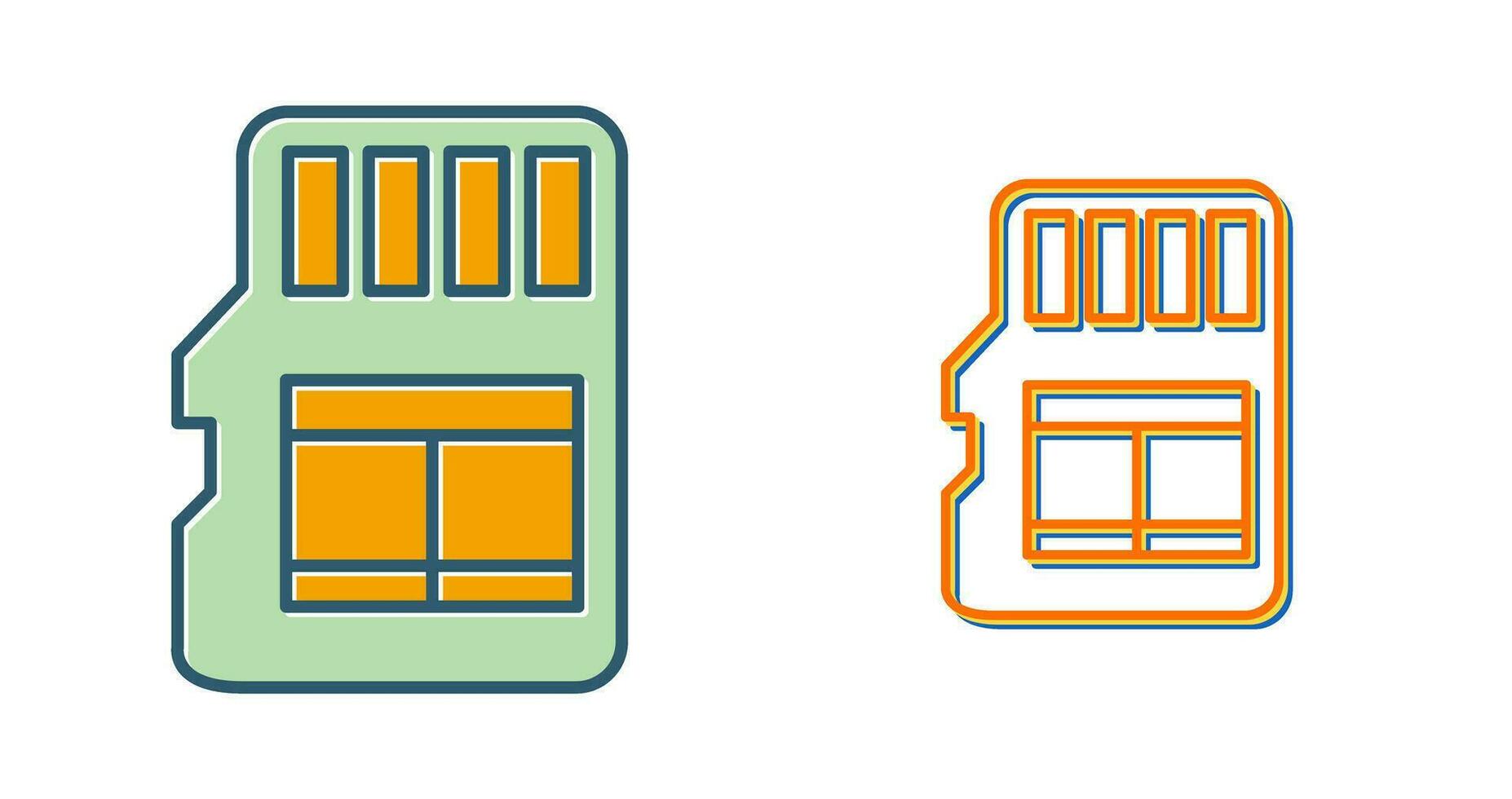 Memory Card Vector Icon
