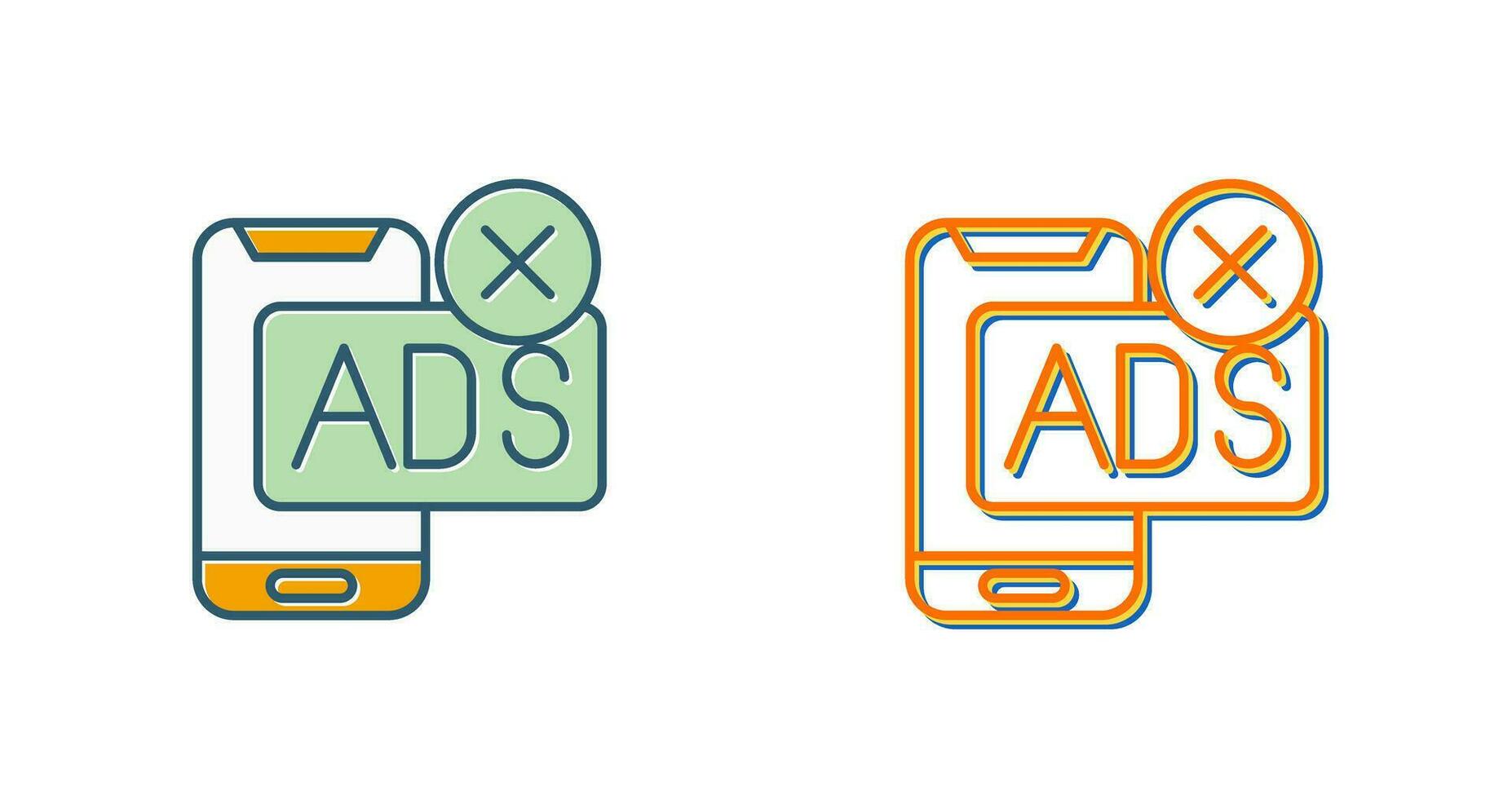 AD Block Vector Icon