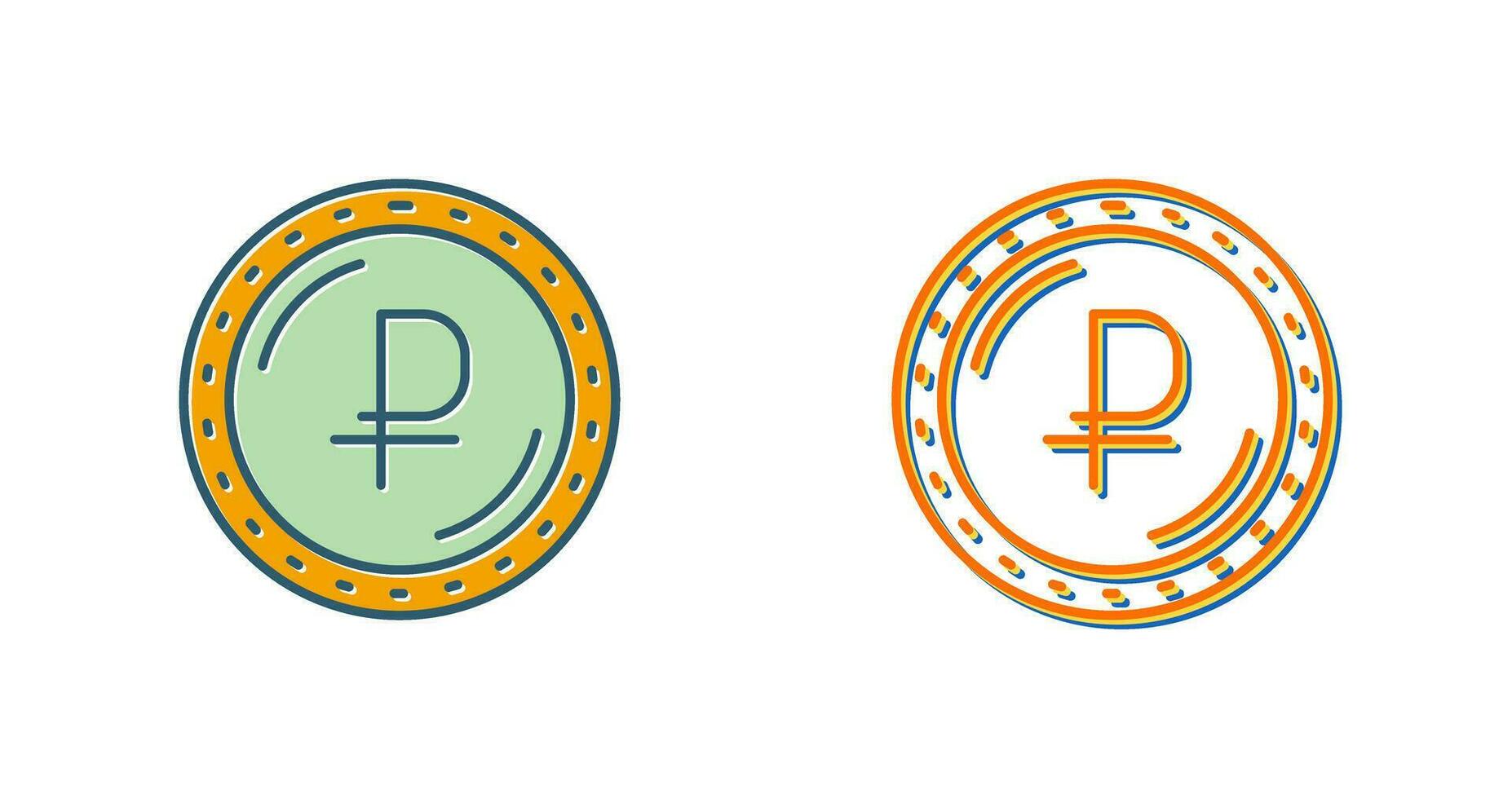 Ruble Currency Vector Icon