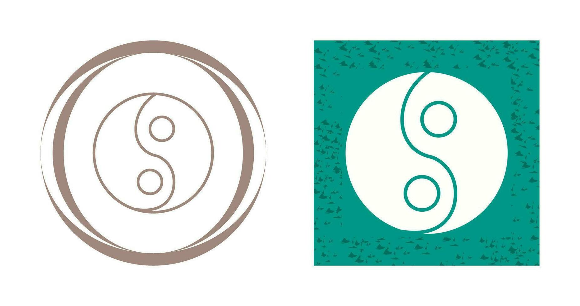 Yin Yang Vector Icon