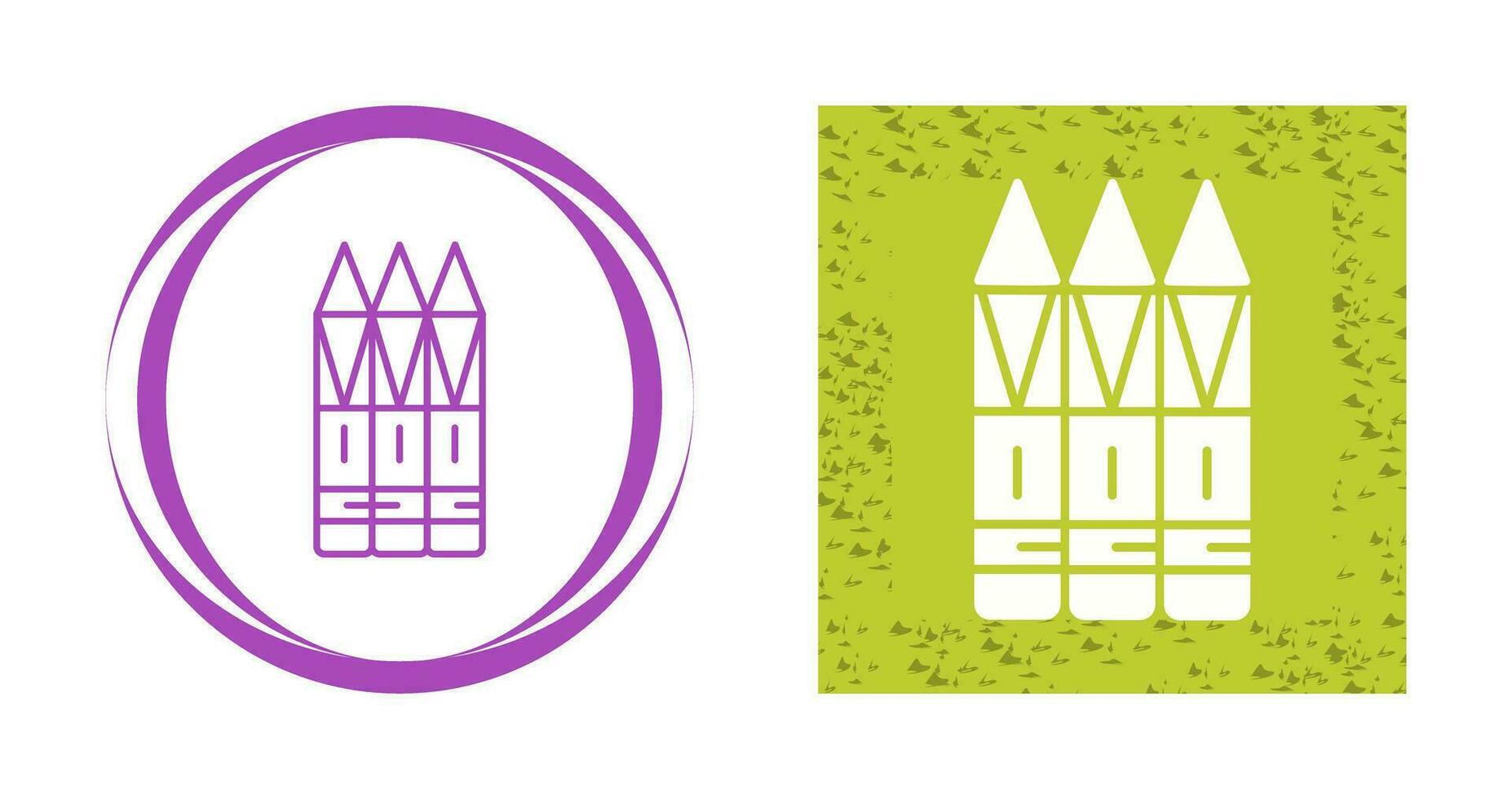 Crayons Vector Icon