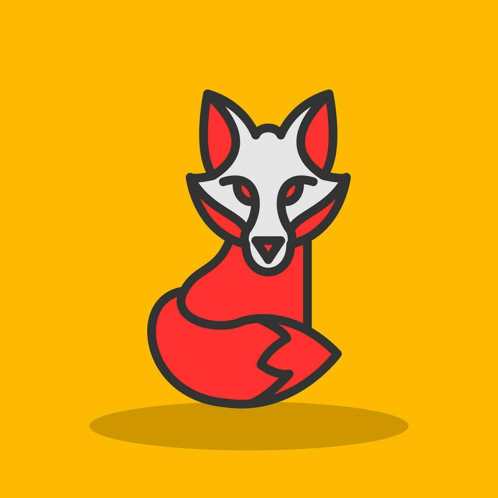Fox Vector Icon Design