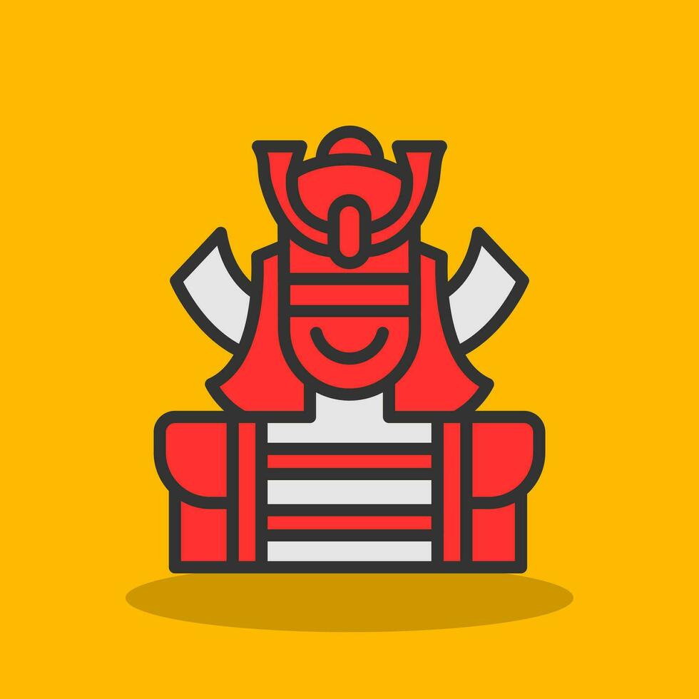 Samurai Vector Icon Design