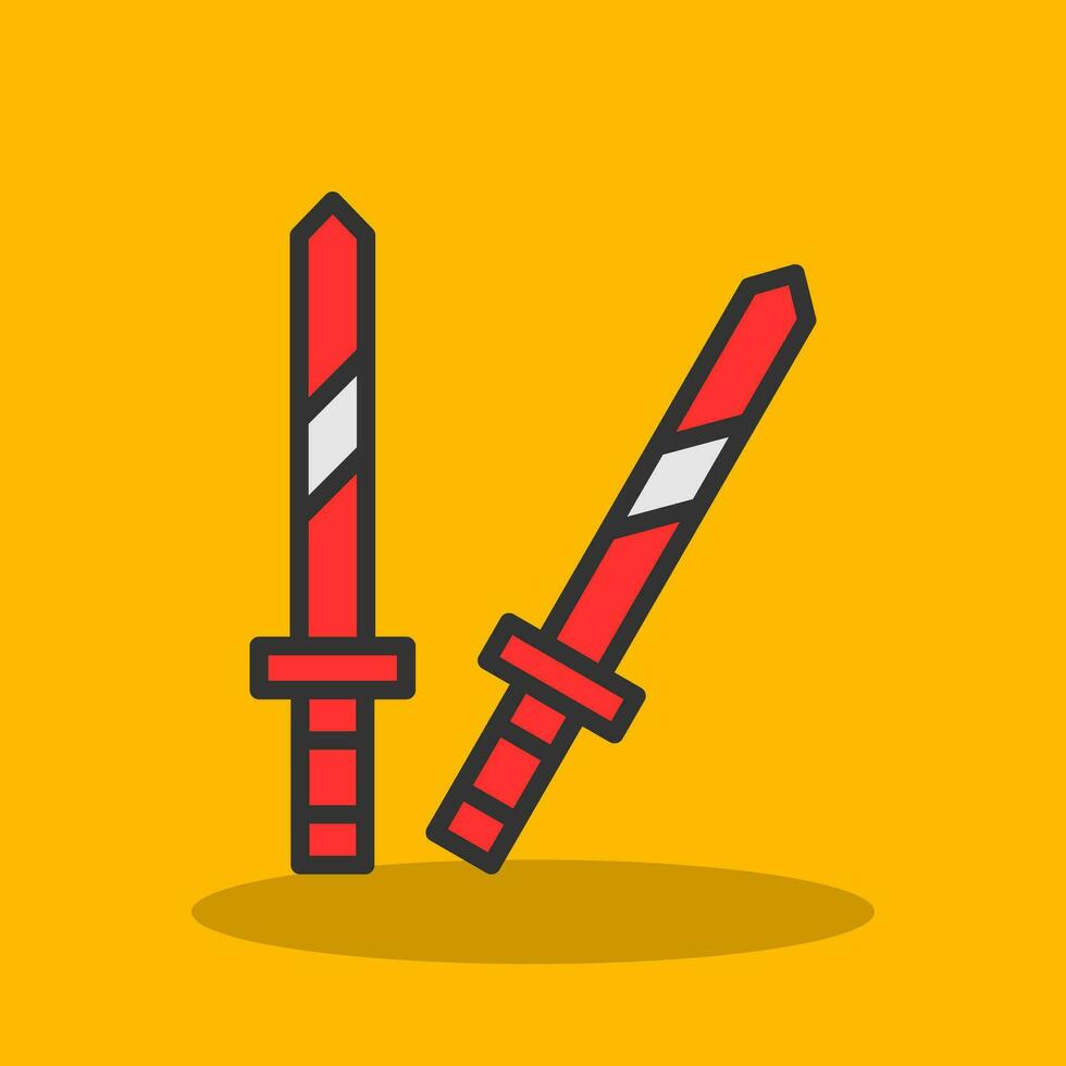 Katana Vector Icon Design