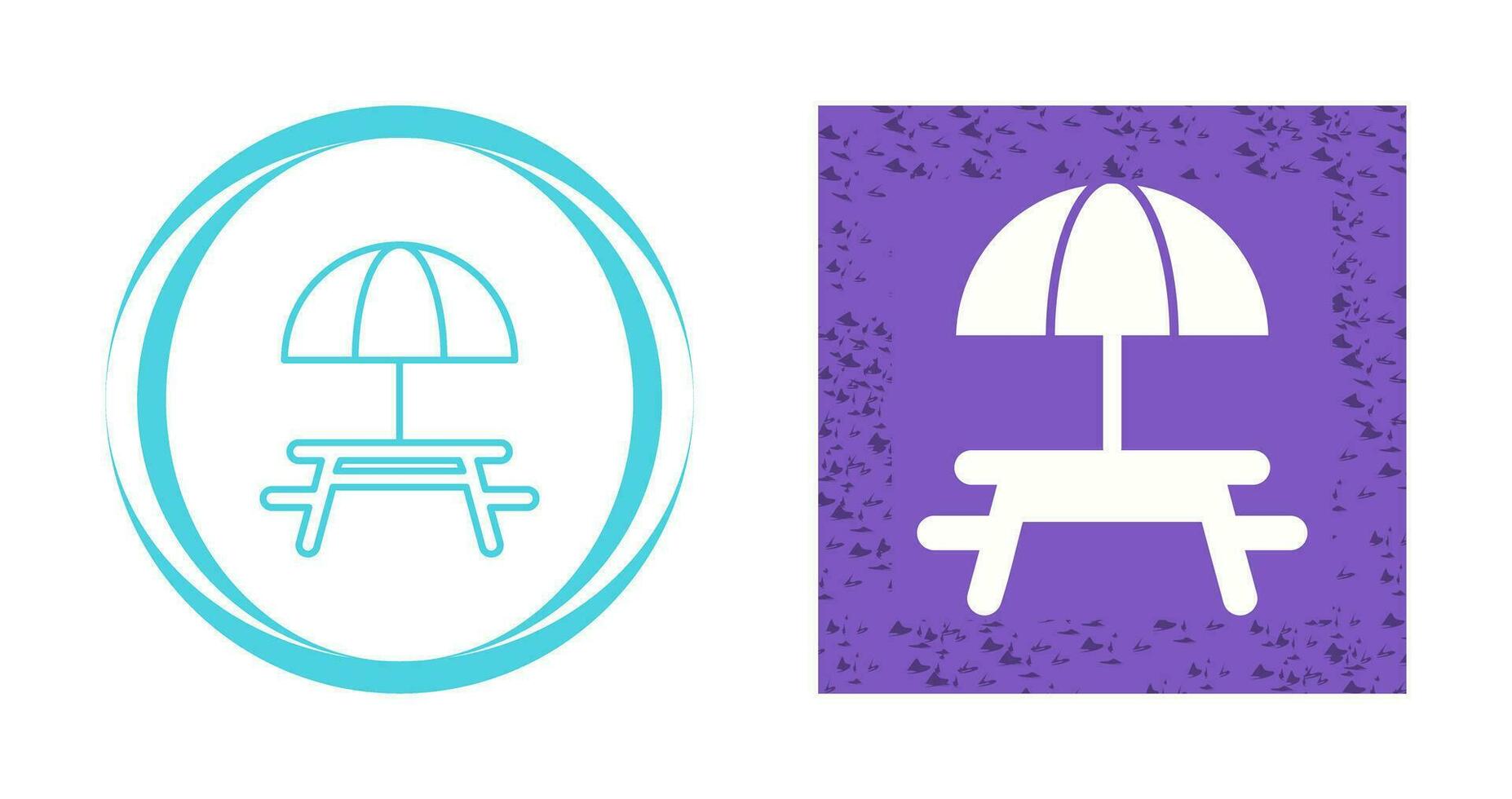 Camping Table Vector Icon