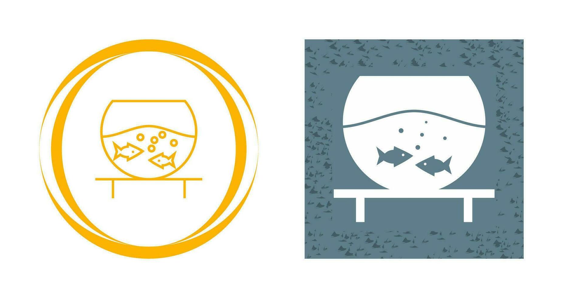 Fish Bowl Vector Icon