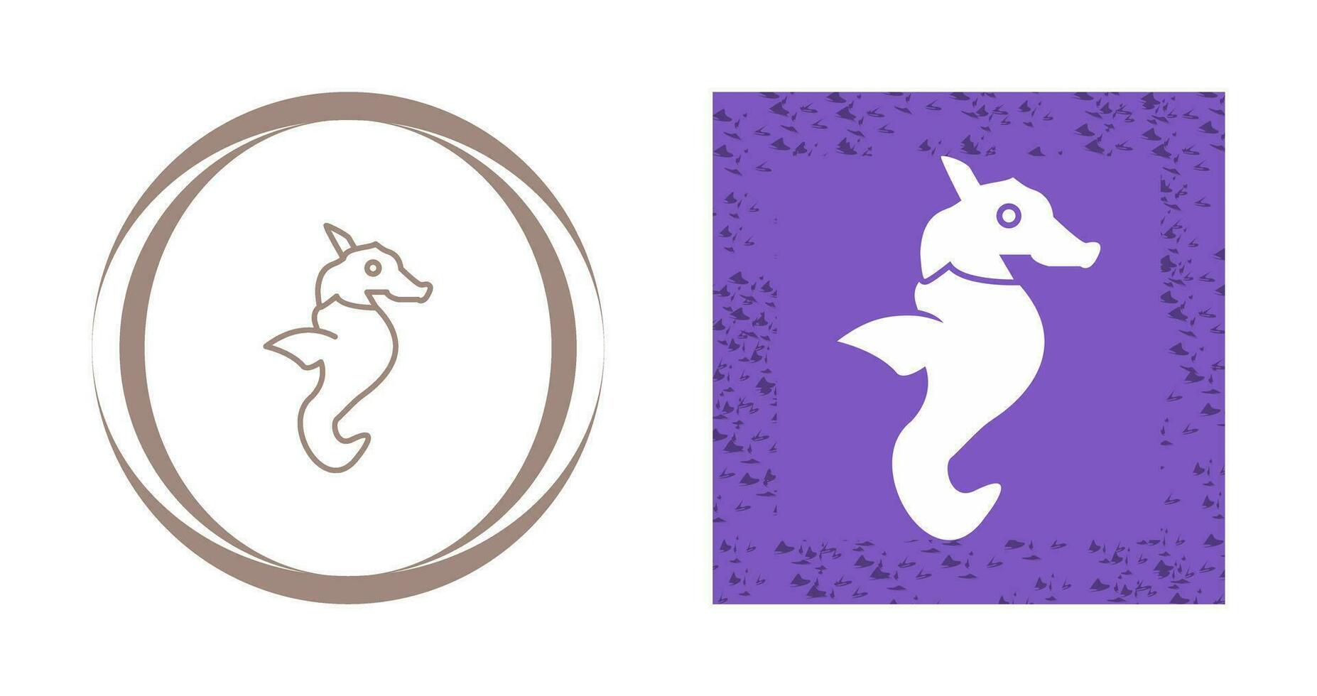 Seahorse Vector Icon