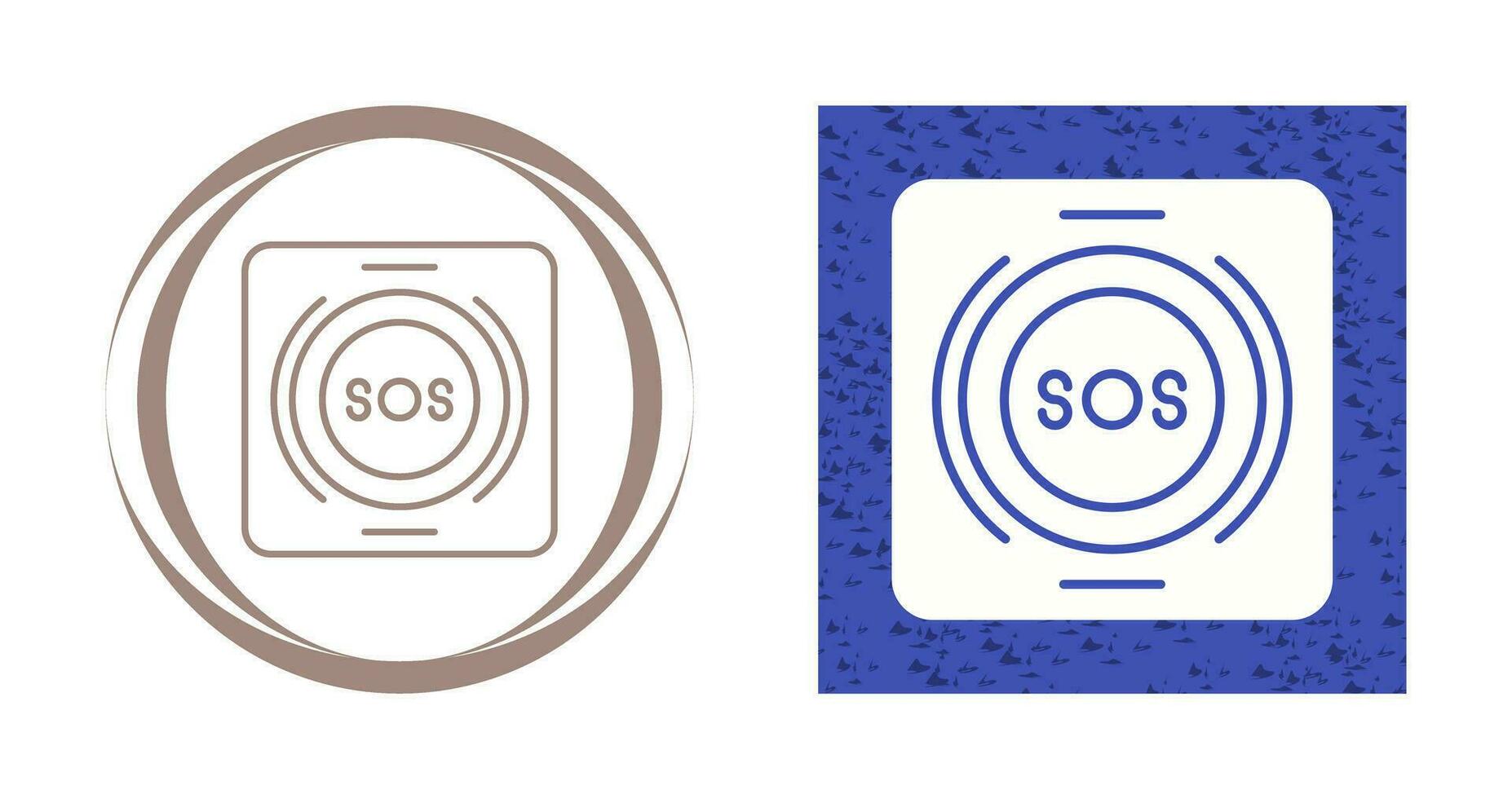 Emergency Button Vector Icon