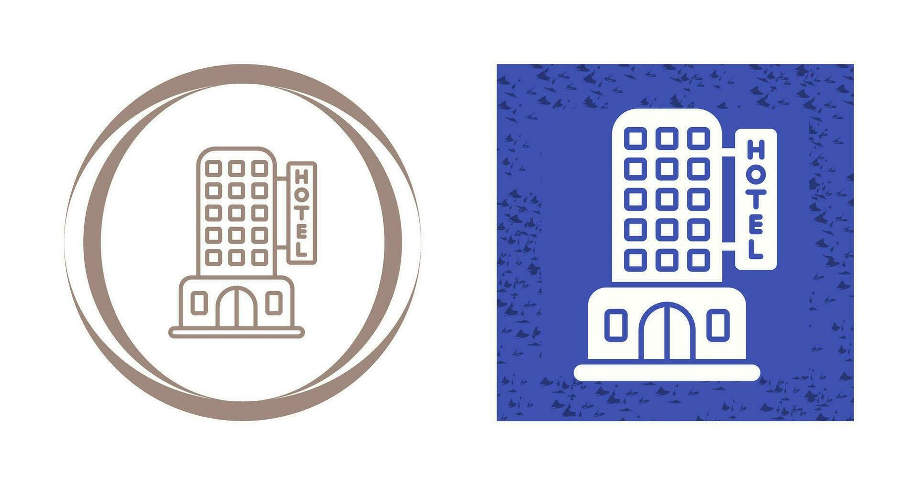 icono de vector de hotel