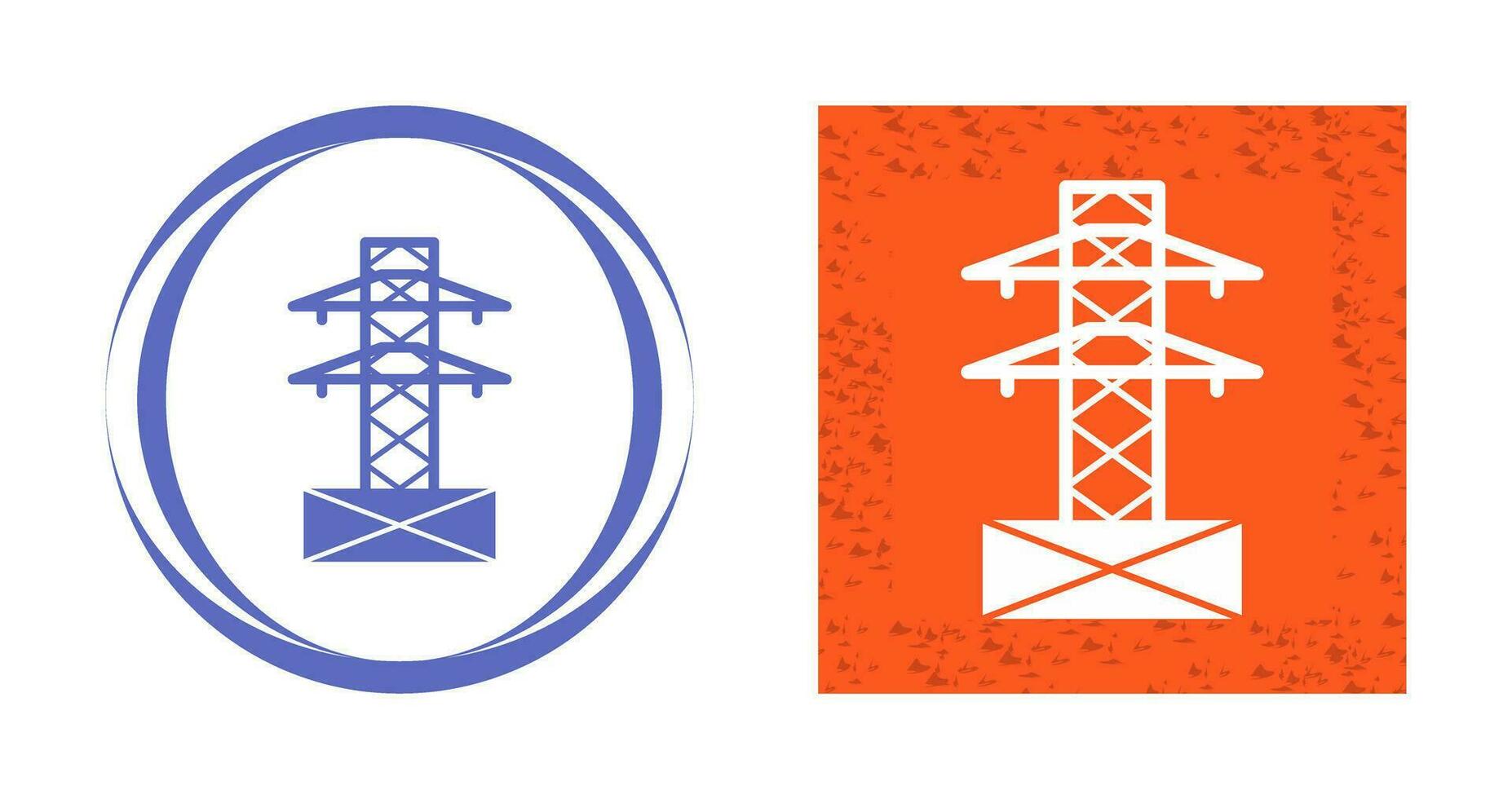 icono de vector de torre de electricidad