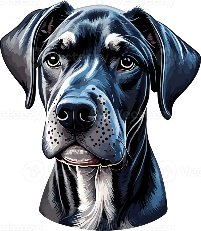 Great Dane Cartoon Dog ai generative 28761081 PNG