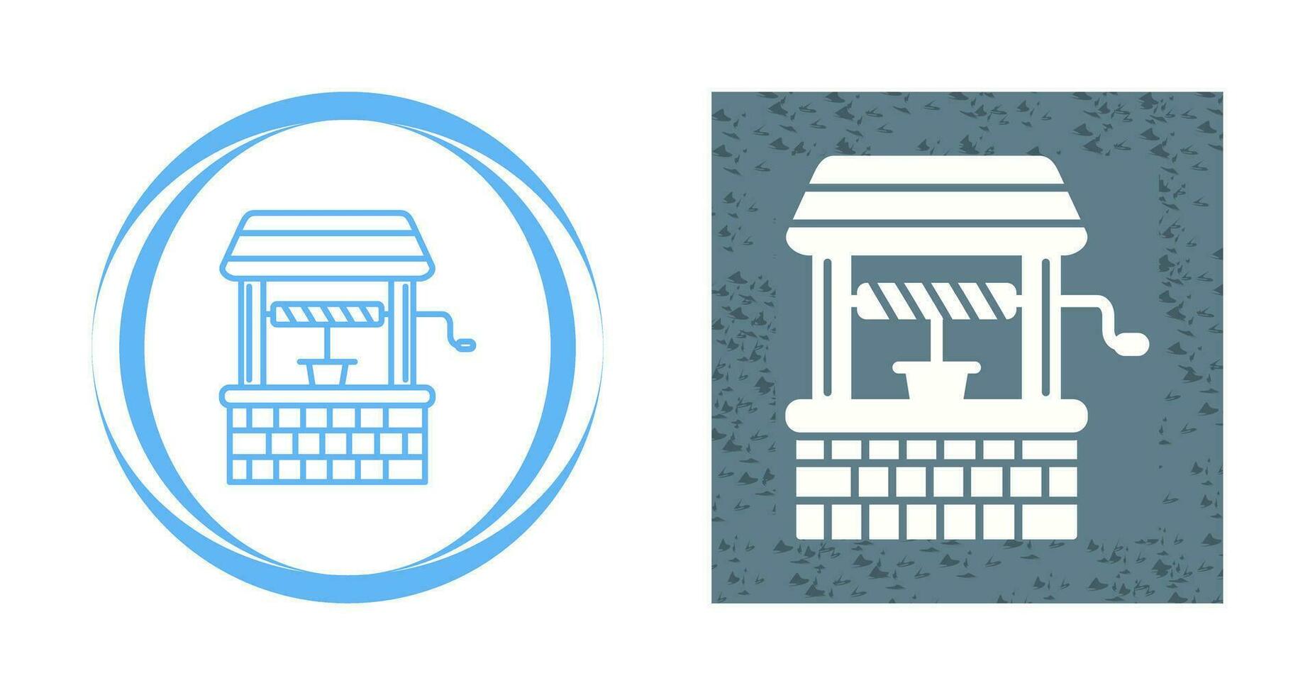 Water Well Vector Icon