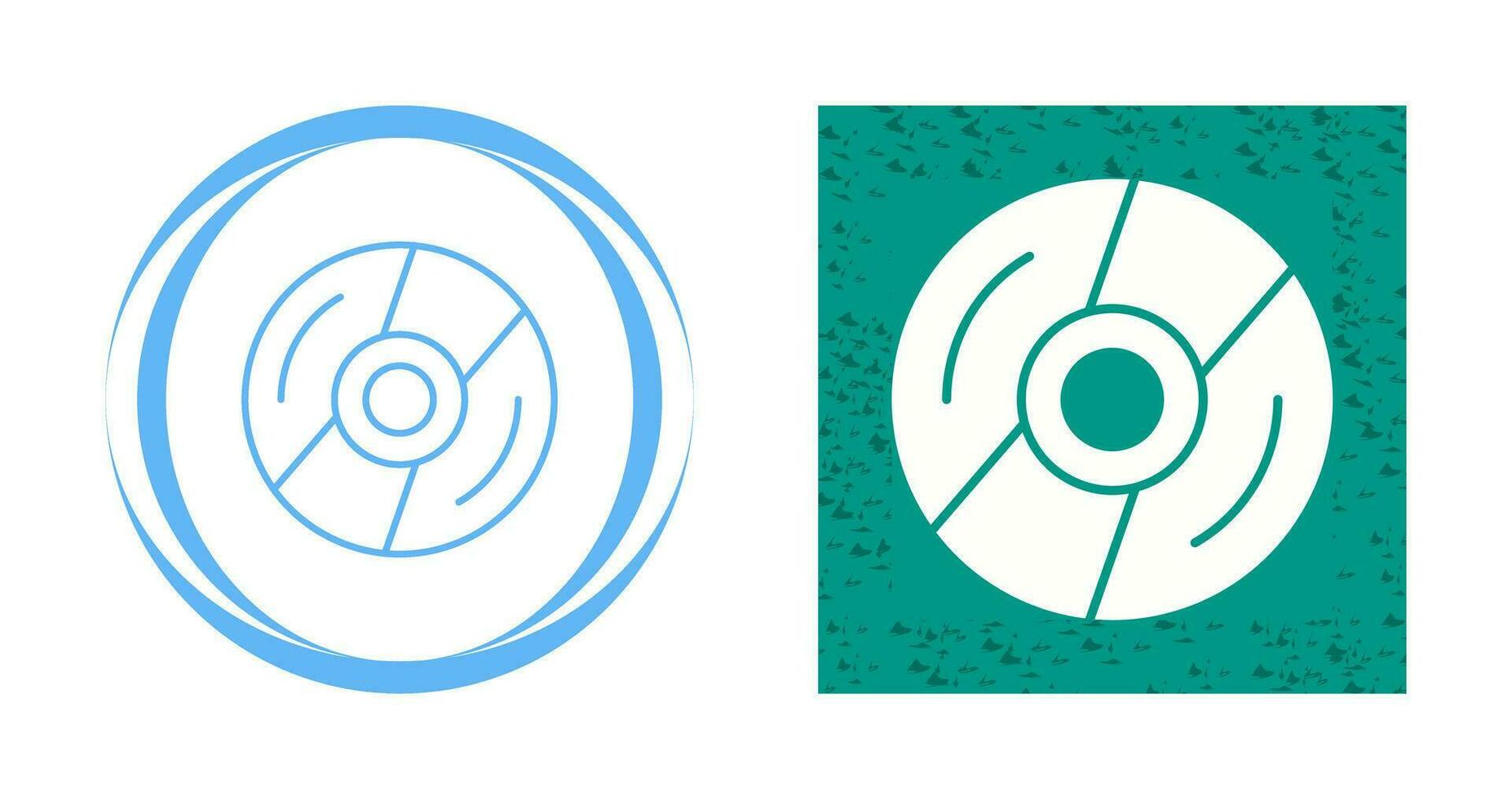 icono de vector de disco compacto