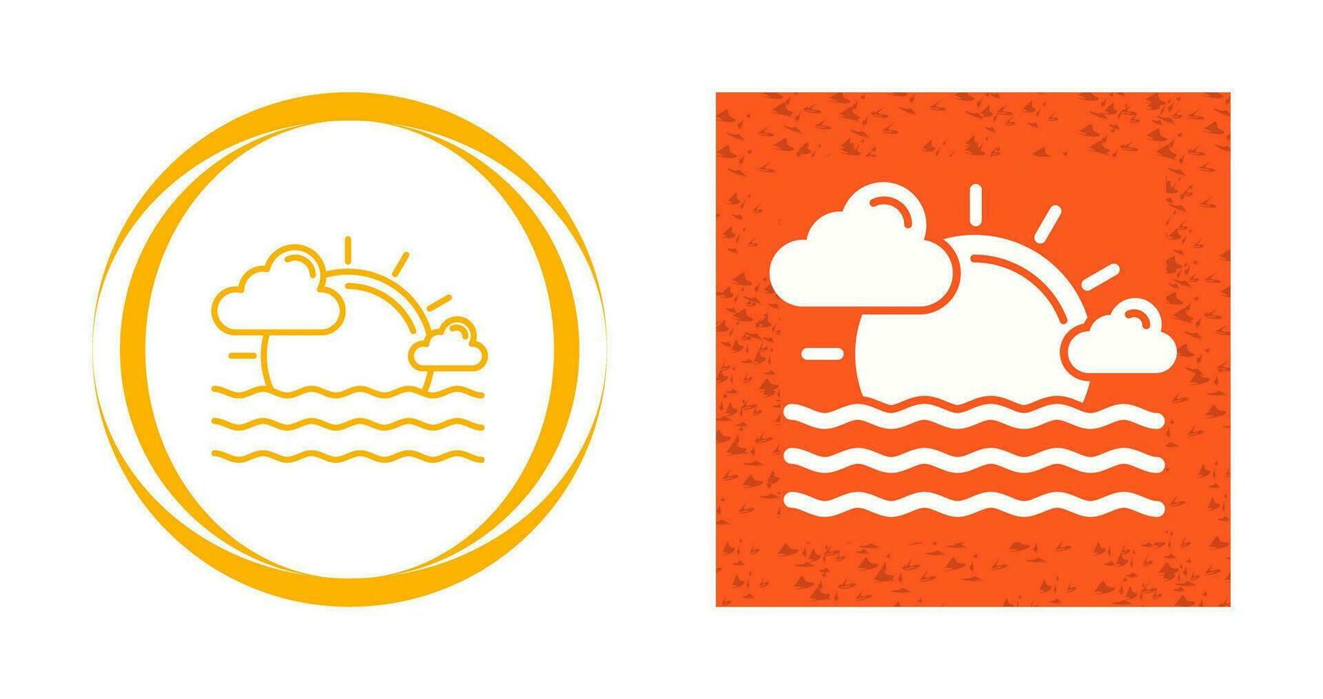 Sunset Vector Icon