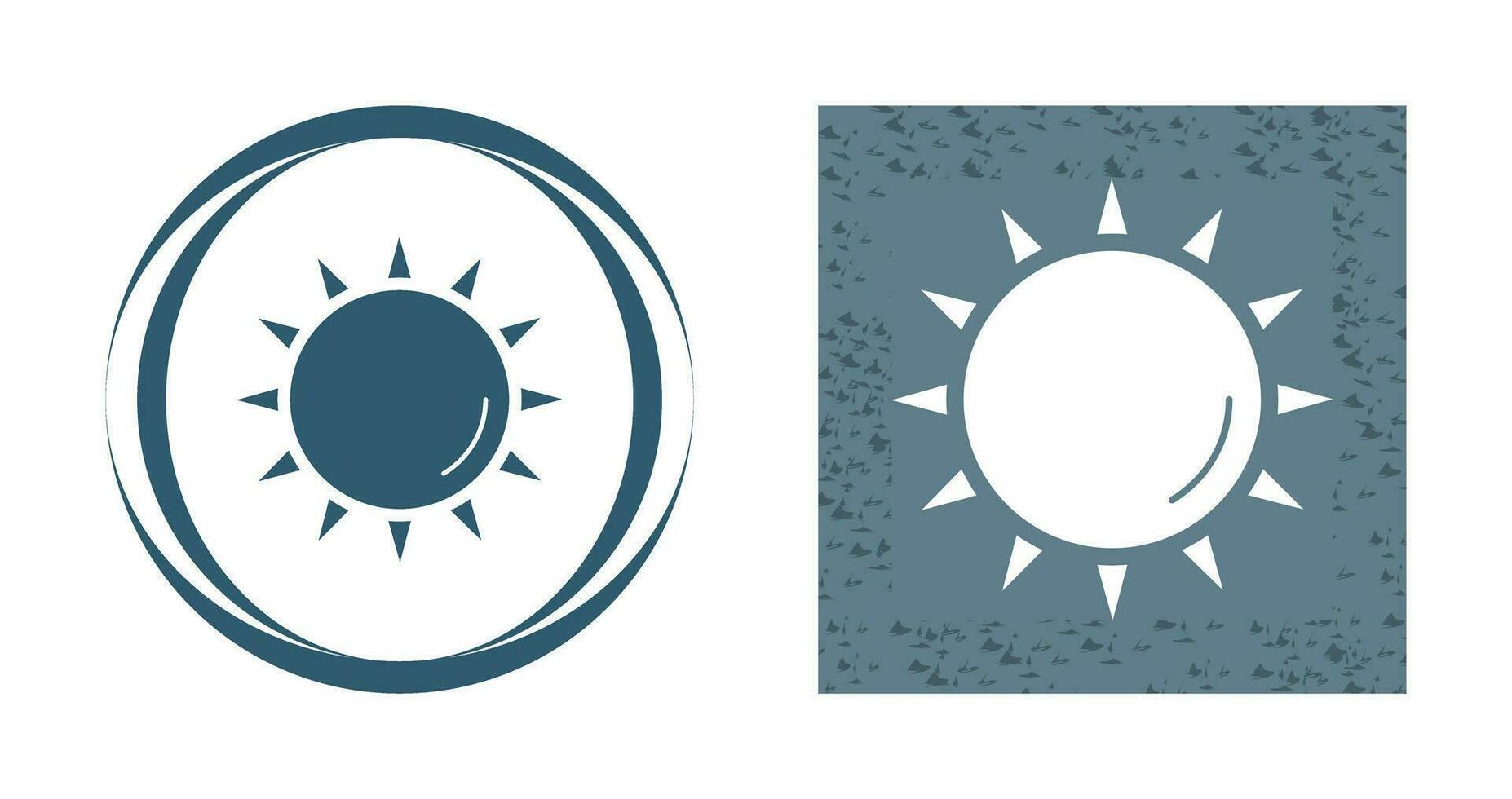 icono de vector de sol