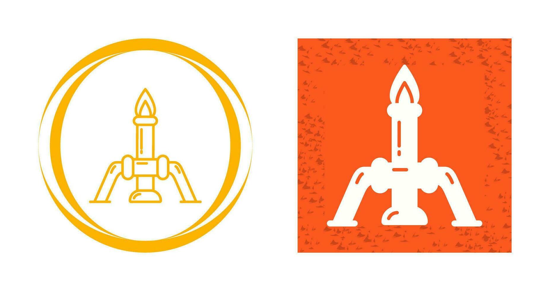 Chemistry Candles Vector Icon
