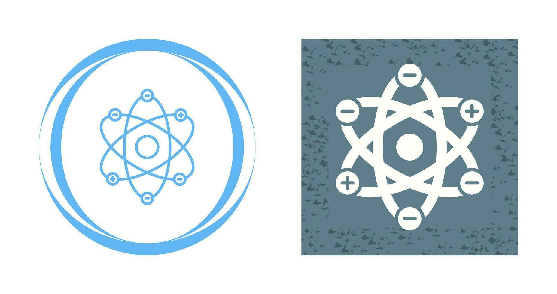 Atom Structure Vector Icon