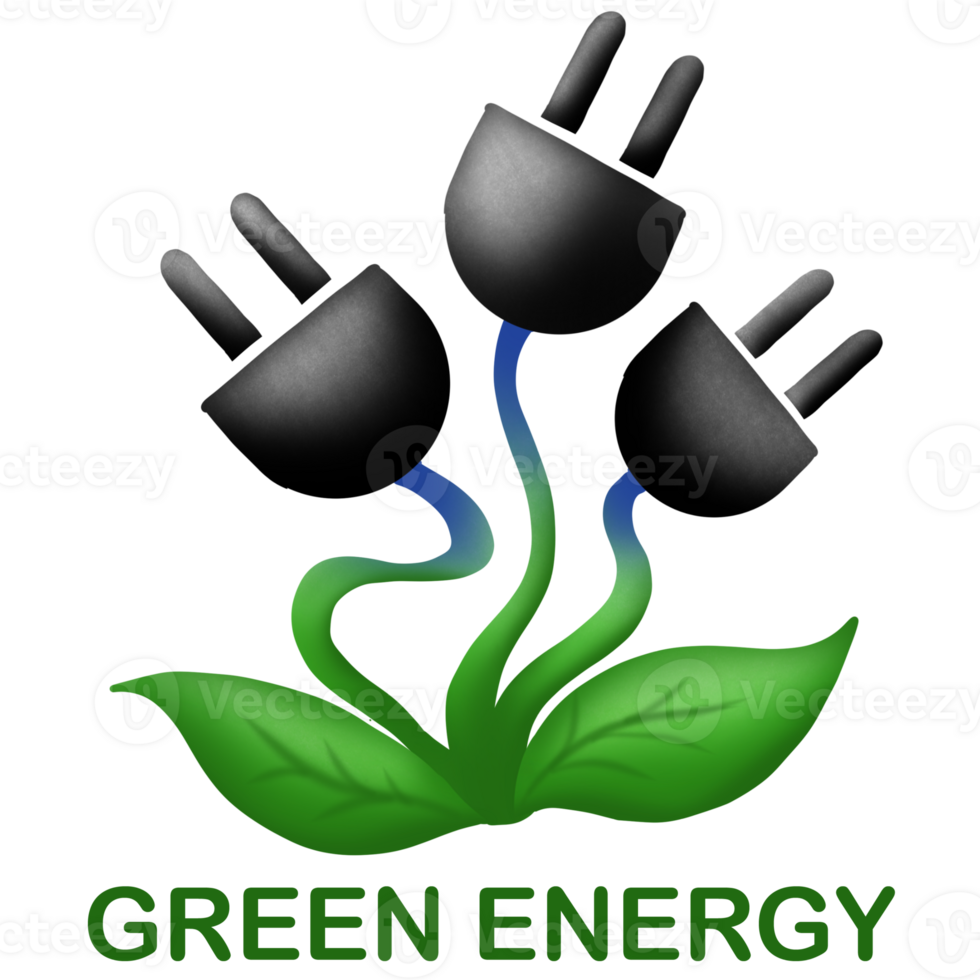 Green energy saving png